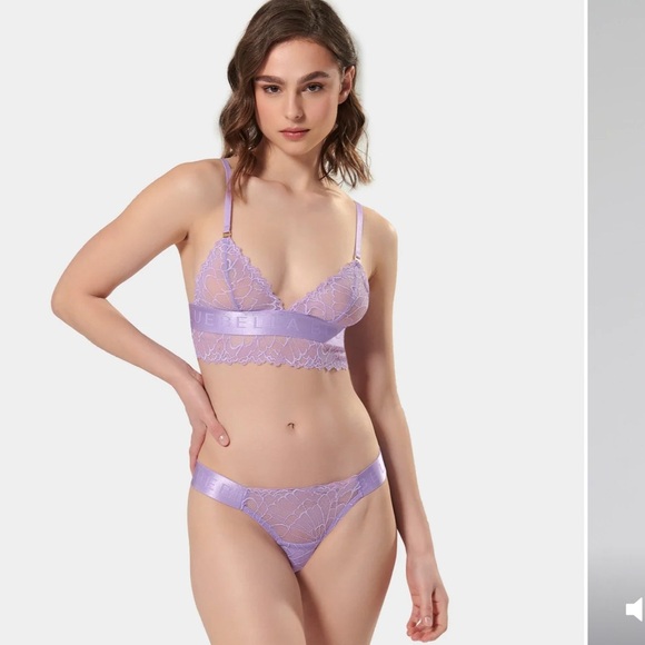 Bluebella purple lace Tori bra XS NEW - Picture 2 of 12